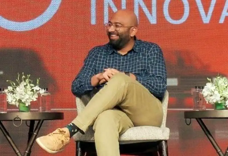 Shantanu Deshpande as a guest speaker at a corporate event in Pune