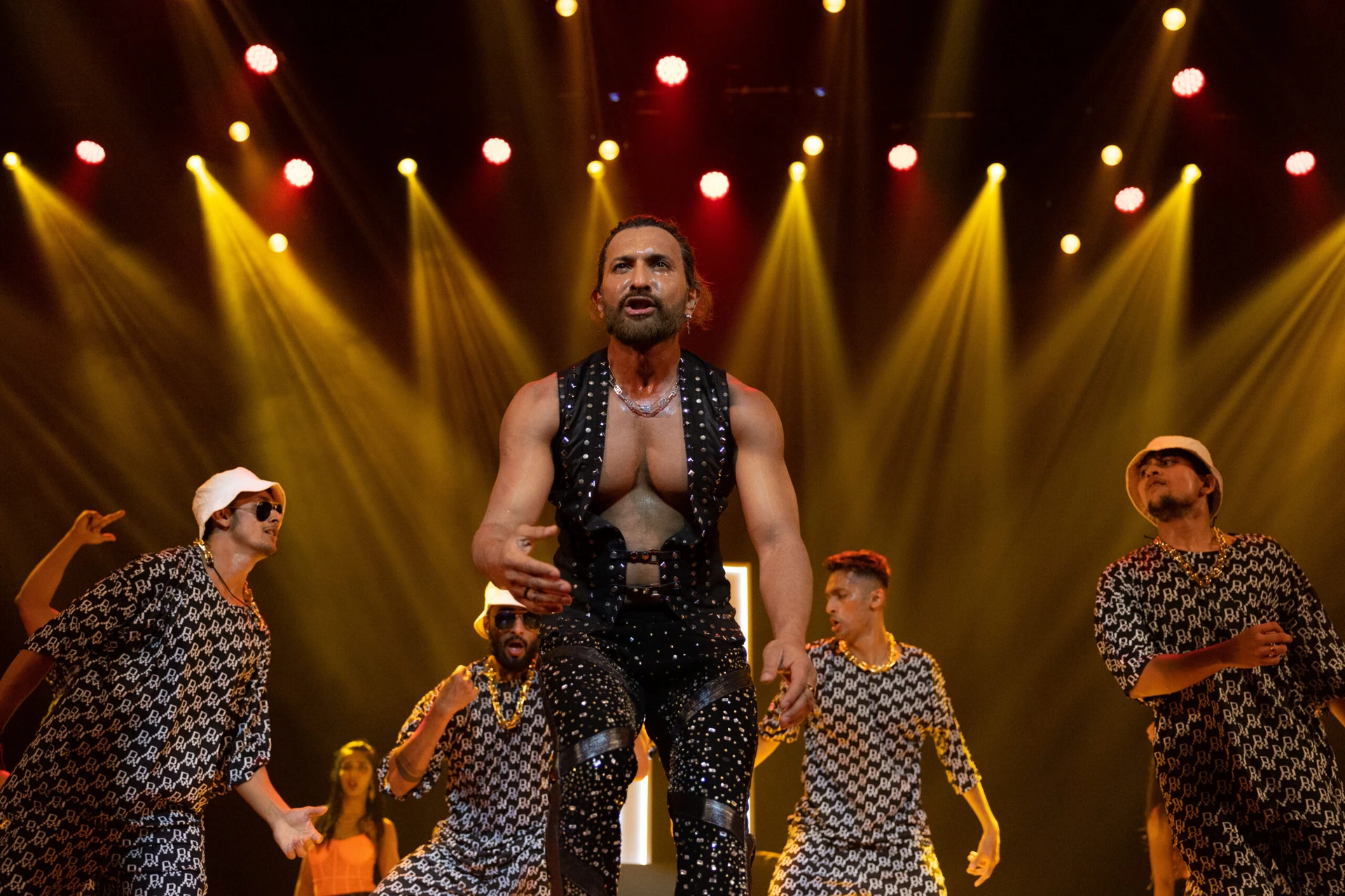 Terence Lewis performing at a corporate event in Bangalore