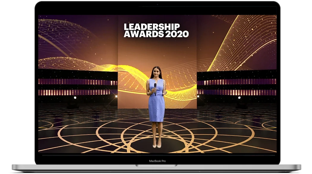 Gul Panag hosting at a corporate awards events