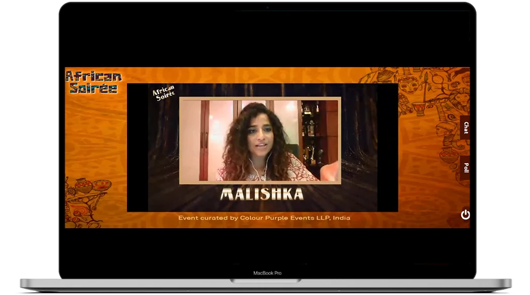 RJ Malishka hosting at a corporate event