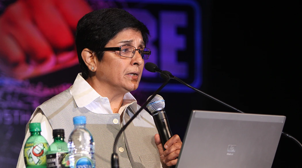 Dr. Kiran Bedi as a motivational speaker at a corporate event in Bangkok Dr. Kiran Bedi as a motivational speaker at a corporate event in Bangkok