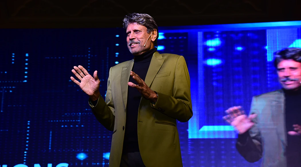 Kapil Dev as a guest speaker at a corporate event in Delhi Kapil Dev as a guest speaker at a corporate event in Delhi