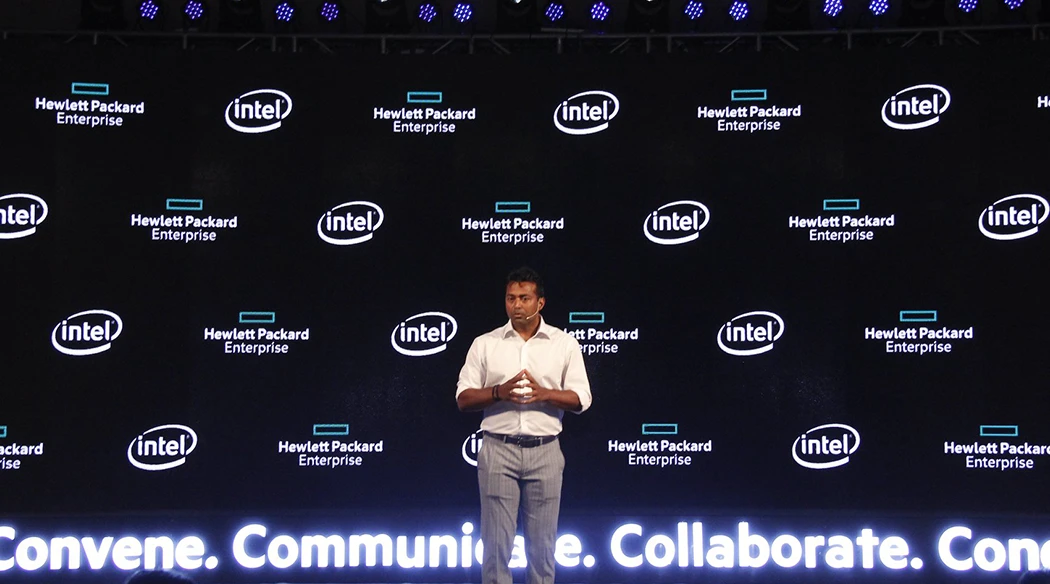 Leander Paes as a guest speaker at a corporate event in Guwahati Leander Paes as a guest speaker at a corporate event in Guwahati