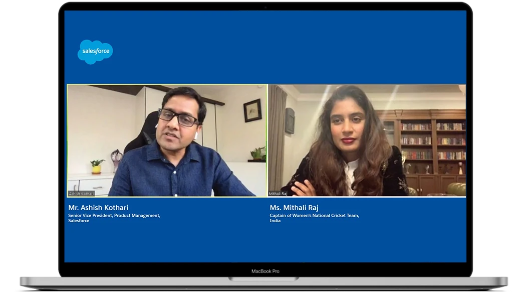 Mithali Raj as a guest speaker for a virtual corporate event Mithali Raj as a guest speaker for a virtual corporate event