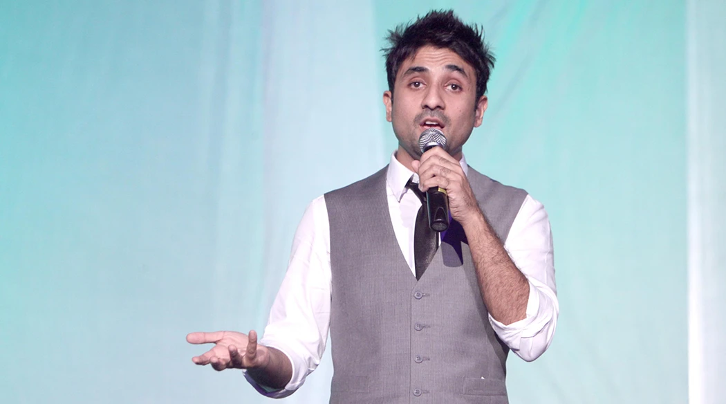 Vir Das performing at a corporate event in Jaipur