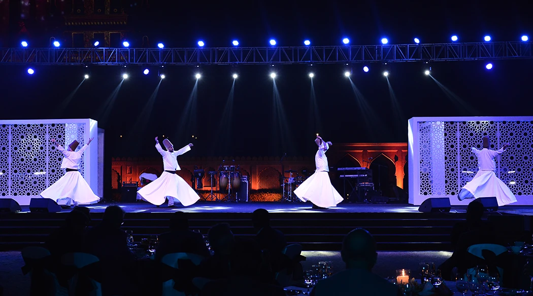Turkish Dervish Dancers performing at the Mahindra Alturas launch in Jaipur