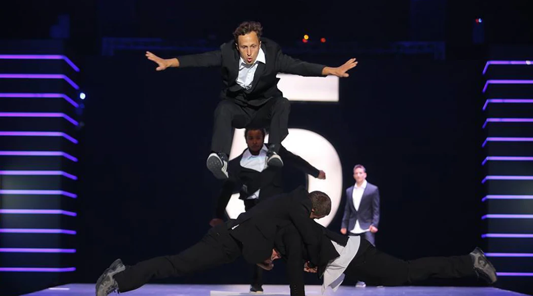 International Parkour group for BMW 5 Series launch in Mumbai