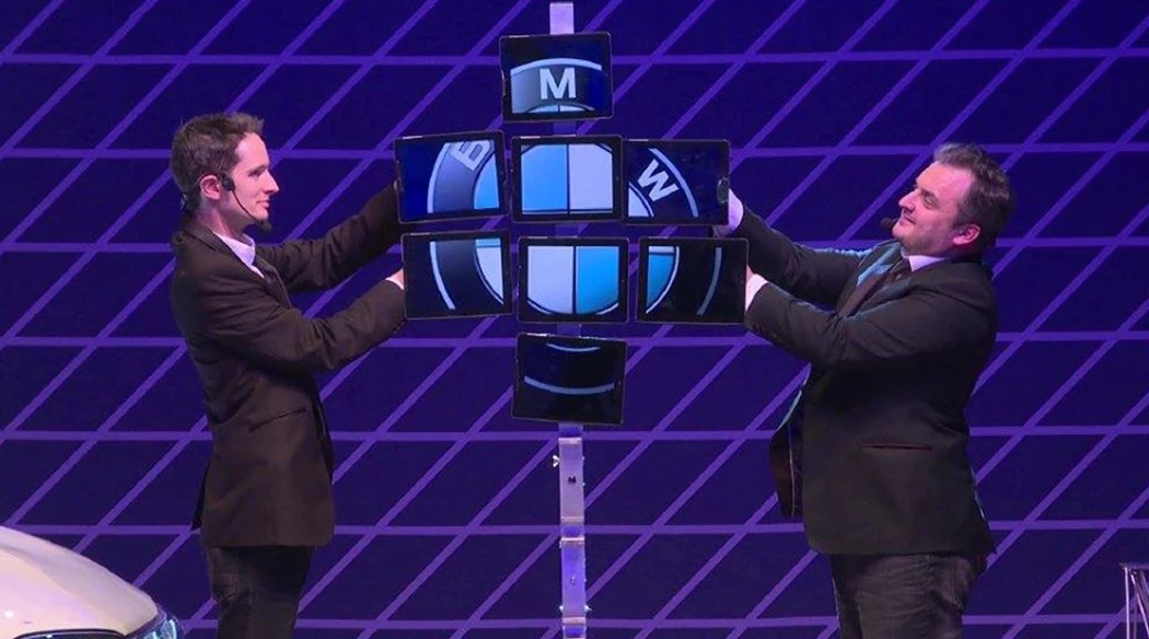Digital Illusionists Keelan Leyser & Matt Daniel-Baker performing for BMW Awards in Delhi