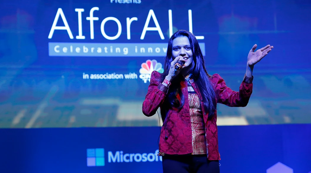 Maati Baani performing at a corporate event in Mumbai