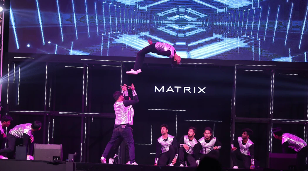 Kings United performing at the Matrix Hair Fest in Goa