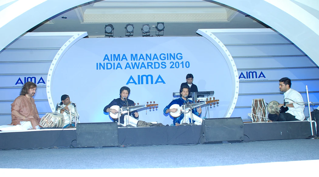 Ayaan & Amaan performing at AIMA Managing India Awards
