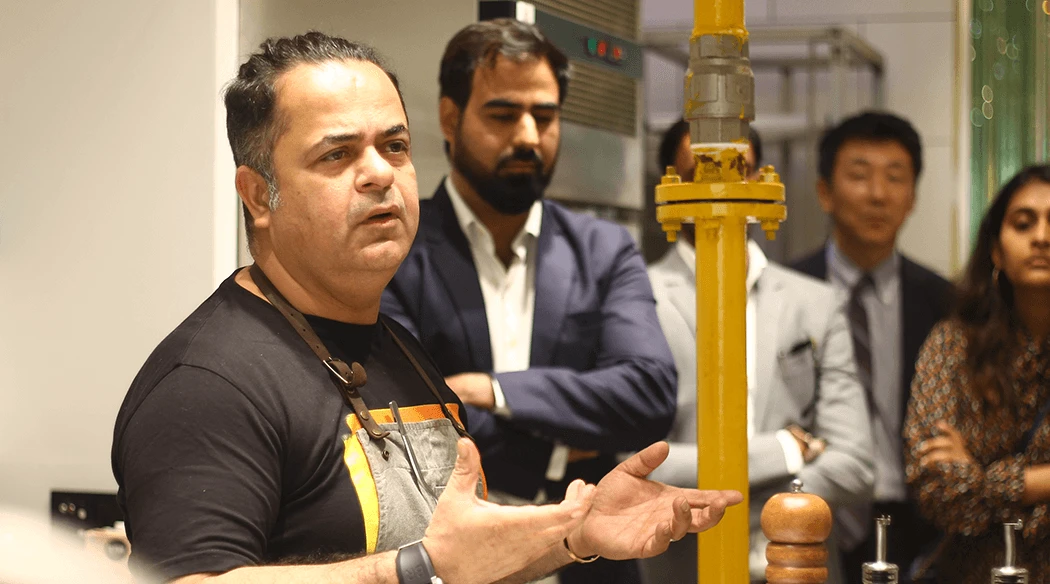 Chef Vicky Ratnani for an event for Asahi Kasei in Mumbai