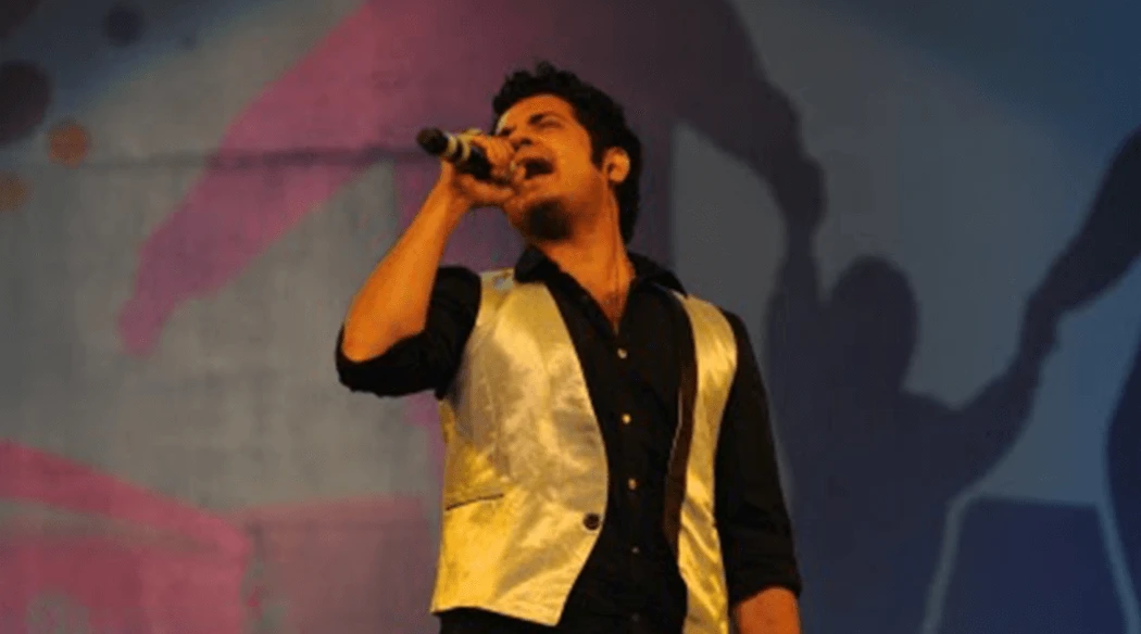 Marathi singer Swapnil Bandodkar at a corporate event