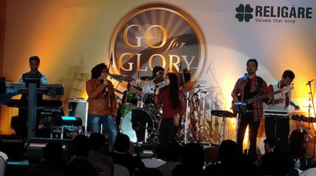 Tamil Singer Naresh Iyer at an event for Religare in Chennai