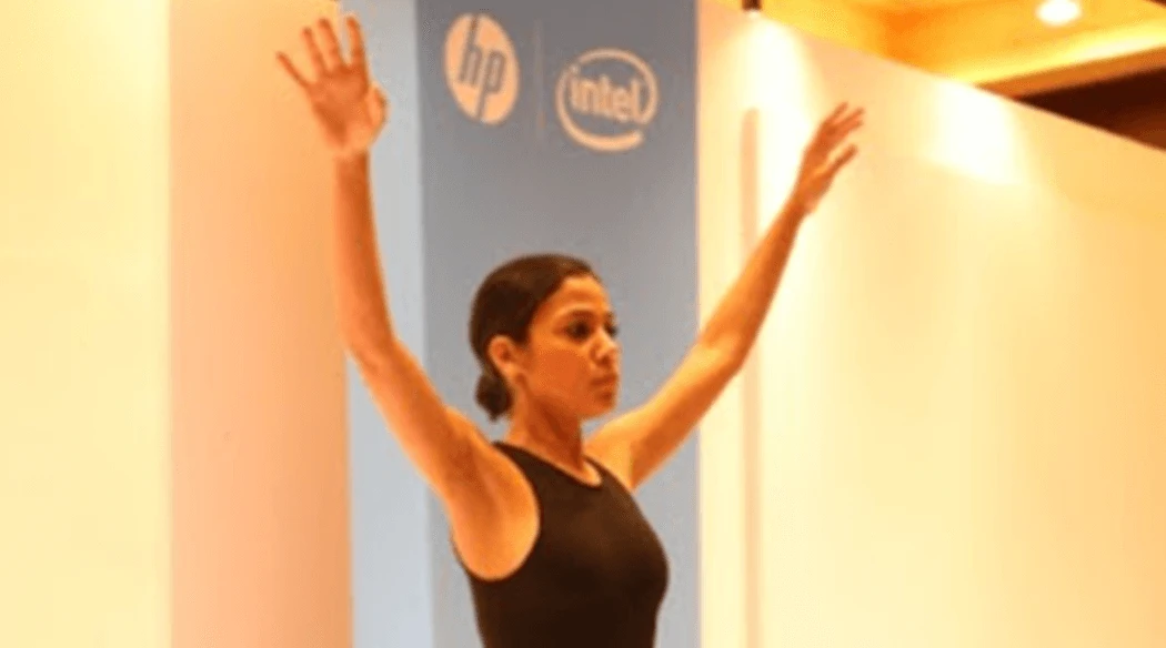 Samara Chopra at an event for HPE in Goa