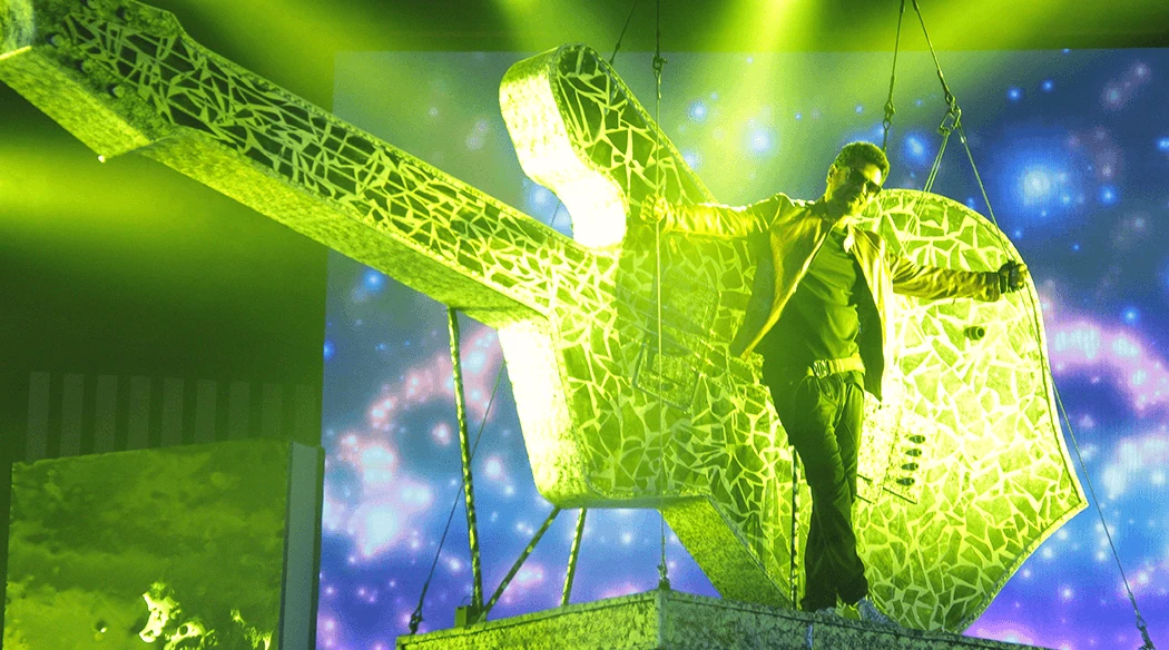 Prabhudeva performing at a corporate event in Mumbai