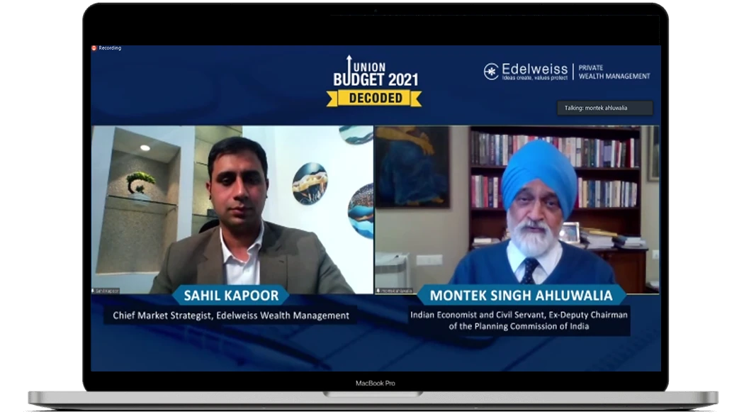 Economist Montek Singh Ahluwalia as a guest speaker for a virtual corporate event Economist Montek Singh Ahluwalia as a guest speaker for a virtual corporate event