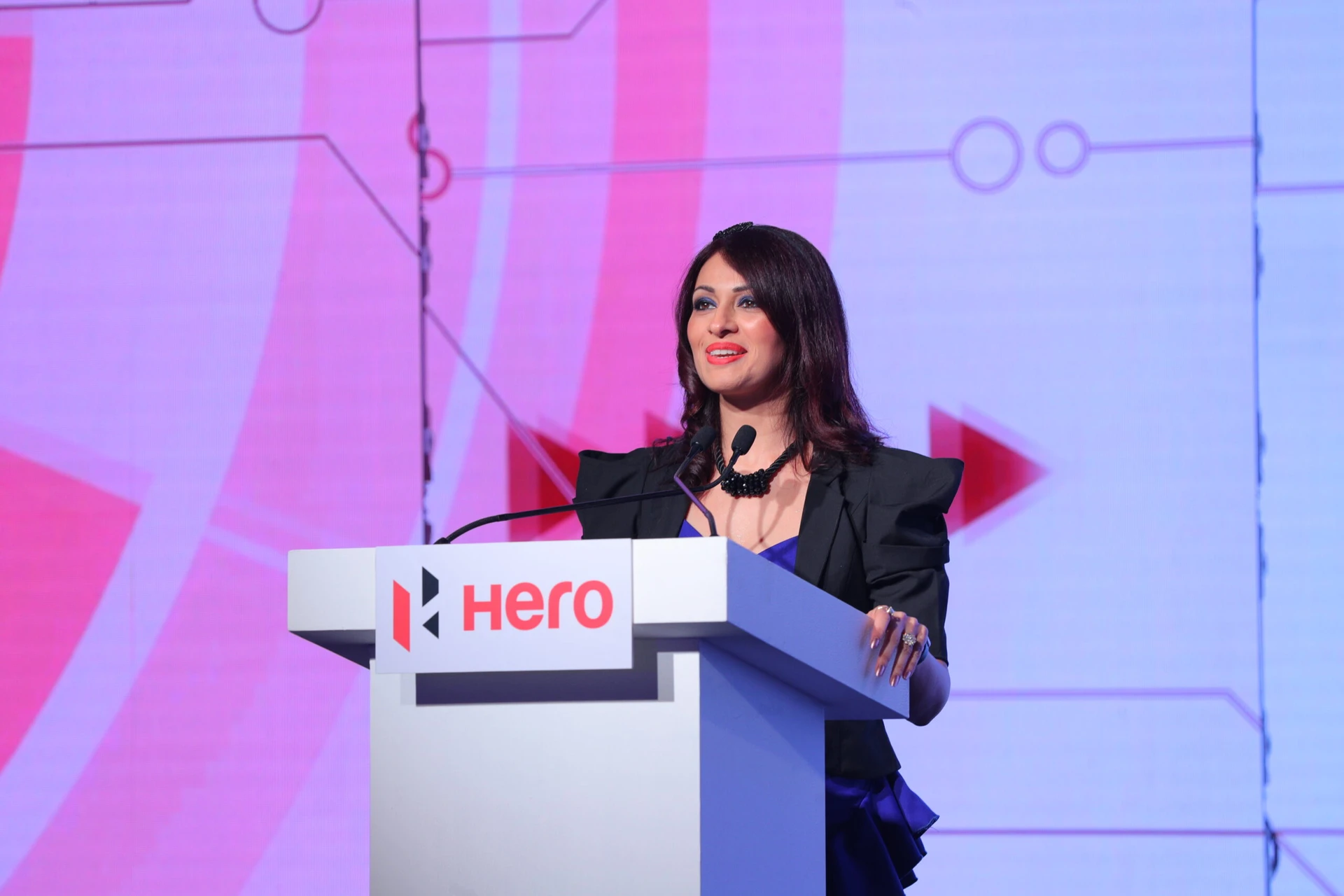 Supreet Bedi as a host at a corporate event in Udaipur