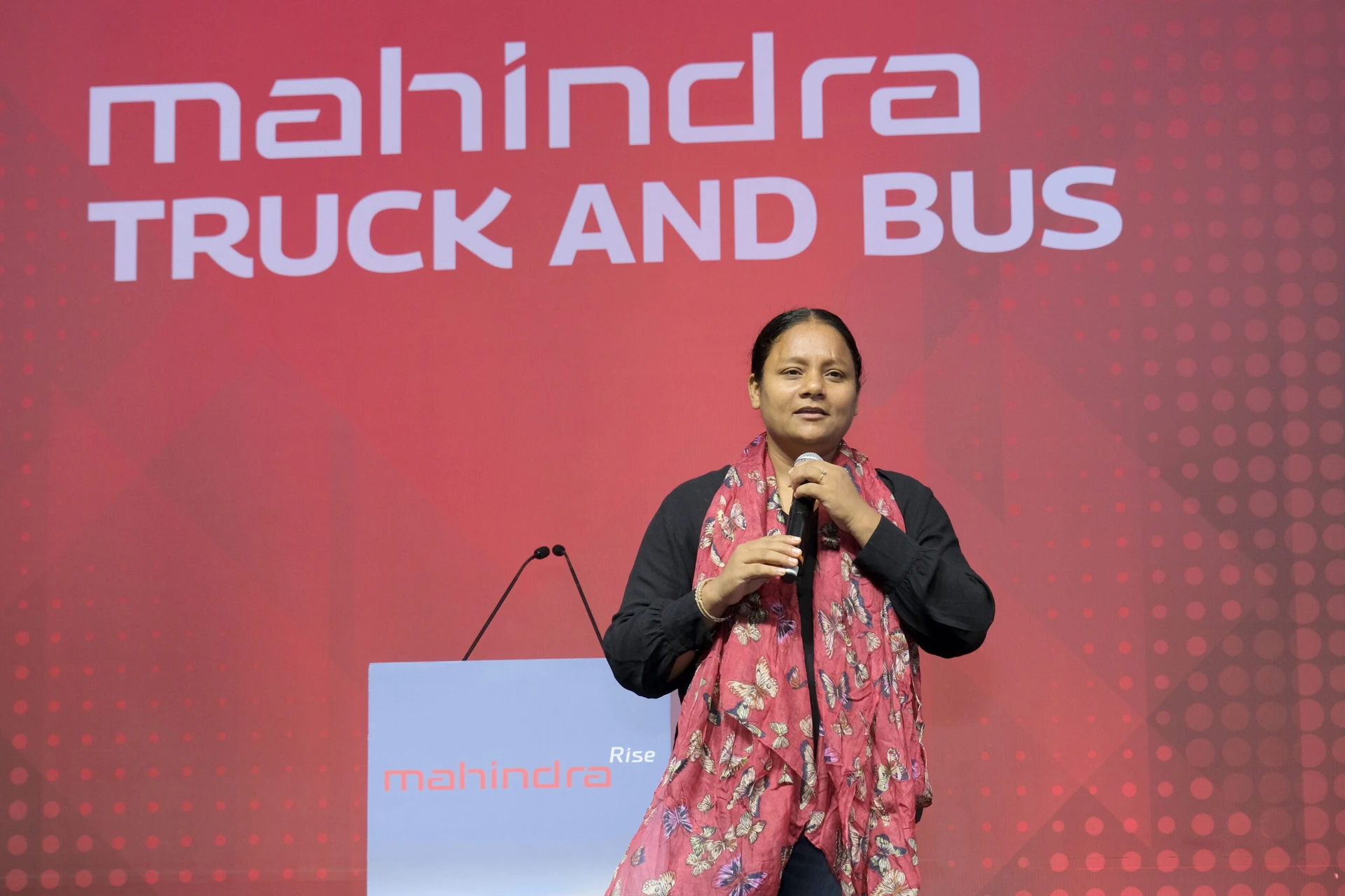 Arunima Sinha as a motivational speaker at the annual dealers conference for a corporate in Mumbai Arunima Sinha as a motivational speaker at the annual dealers conference for a corporate in Mumbai