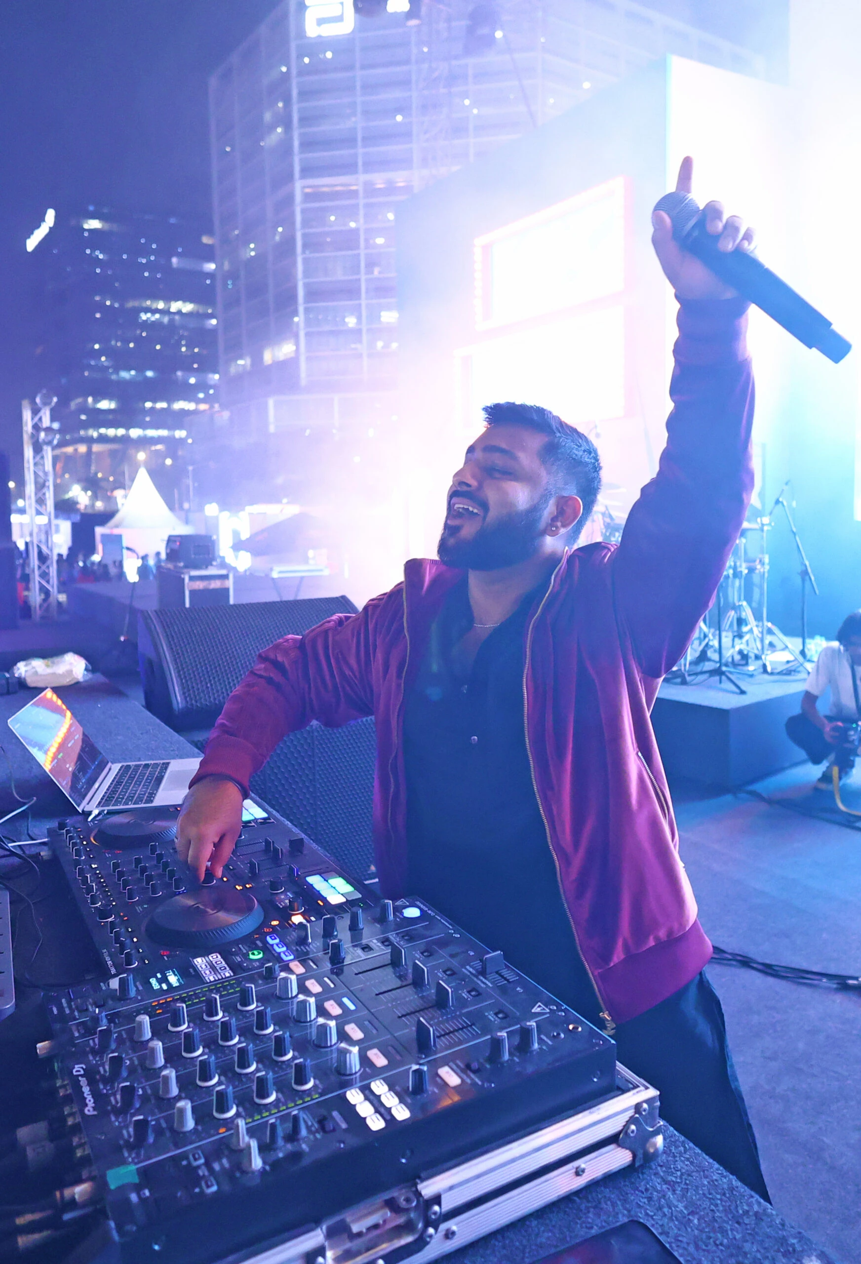 DJ Ritwiz performing at the BMW Joytown Festival in Mumbai