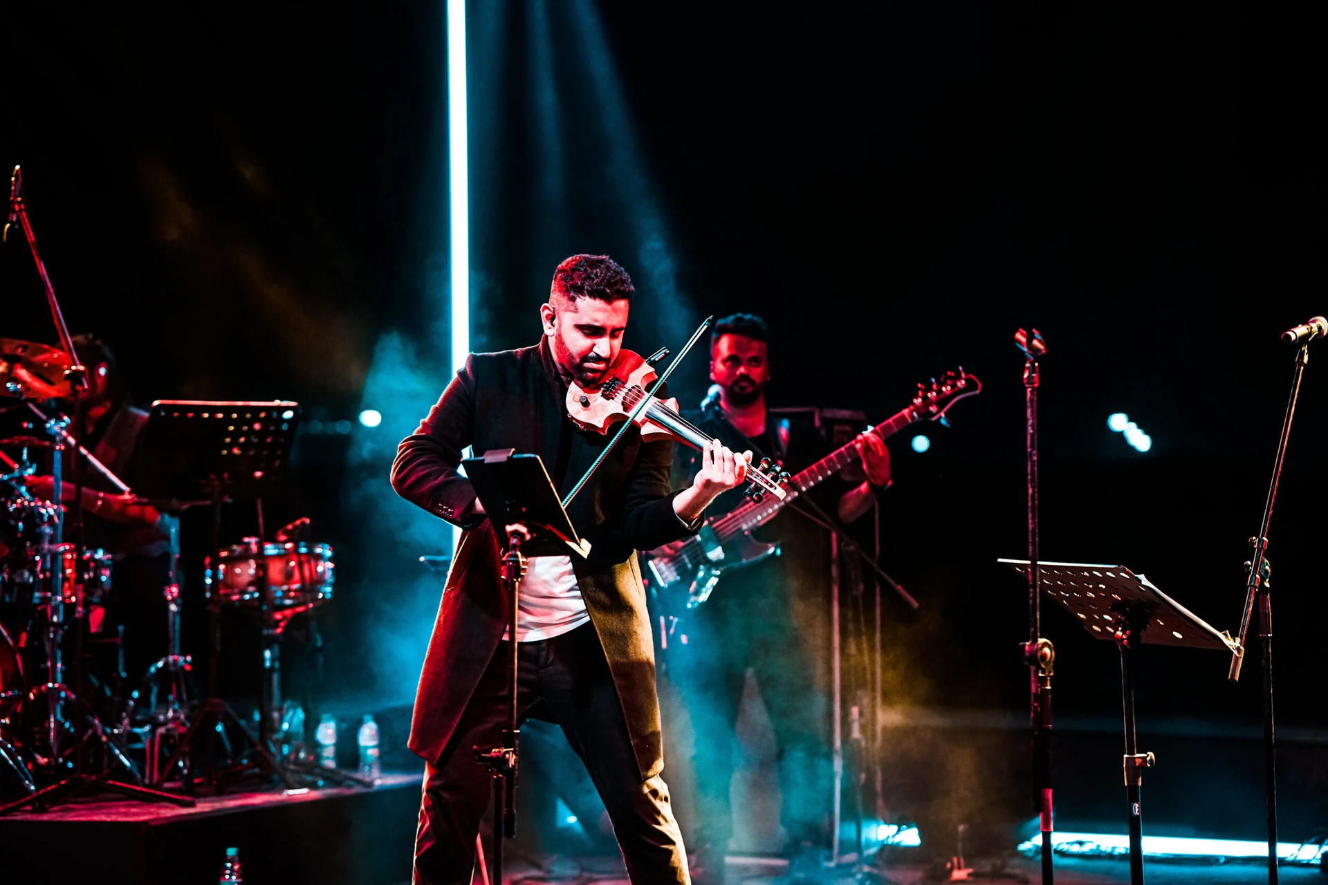 Non-Violinist Project performing at a corporate annual meet in Kochi