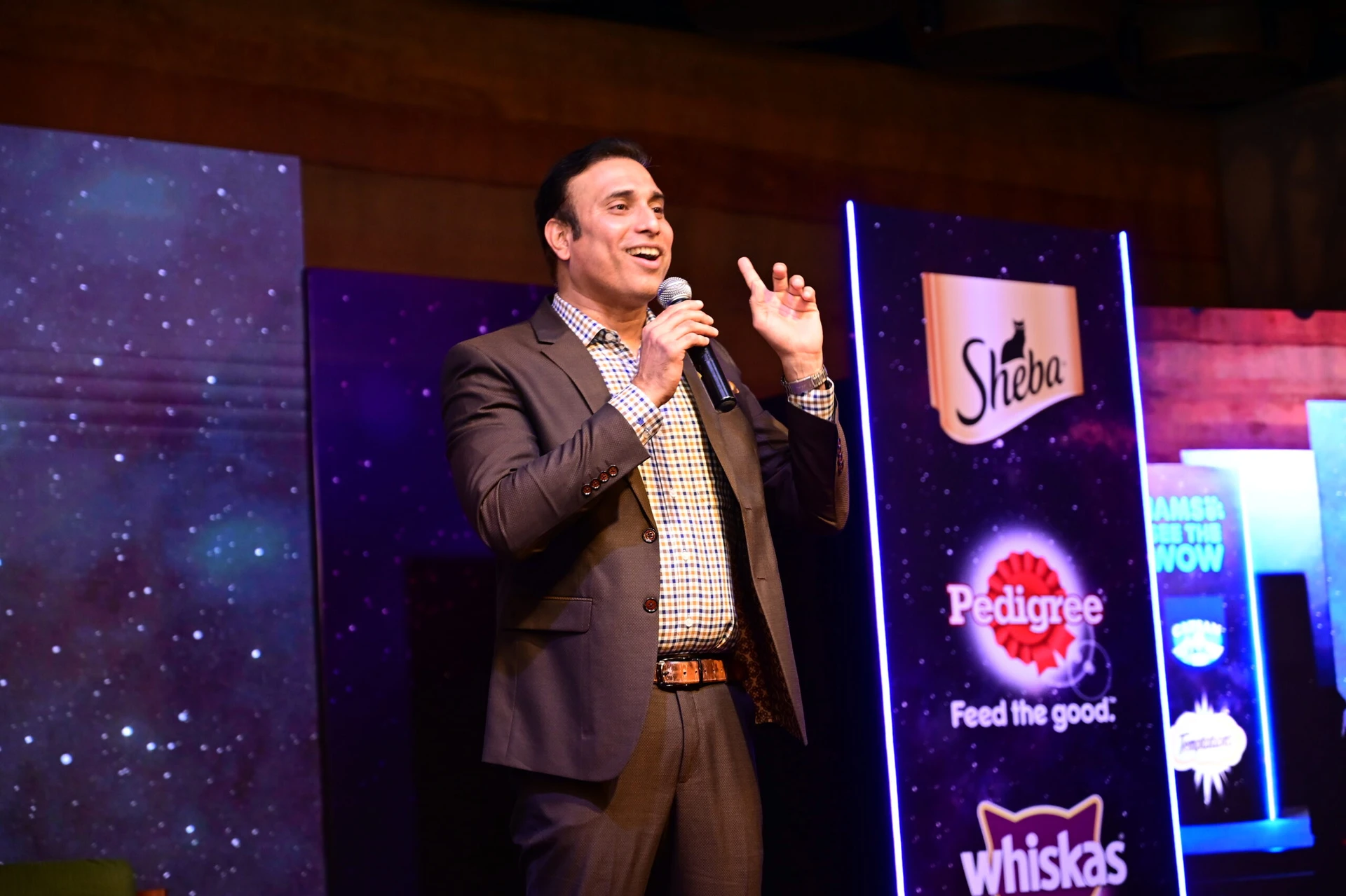 VVS Laxman as a guest speaker at a corporate event in Goa