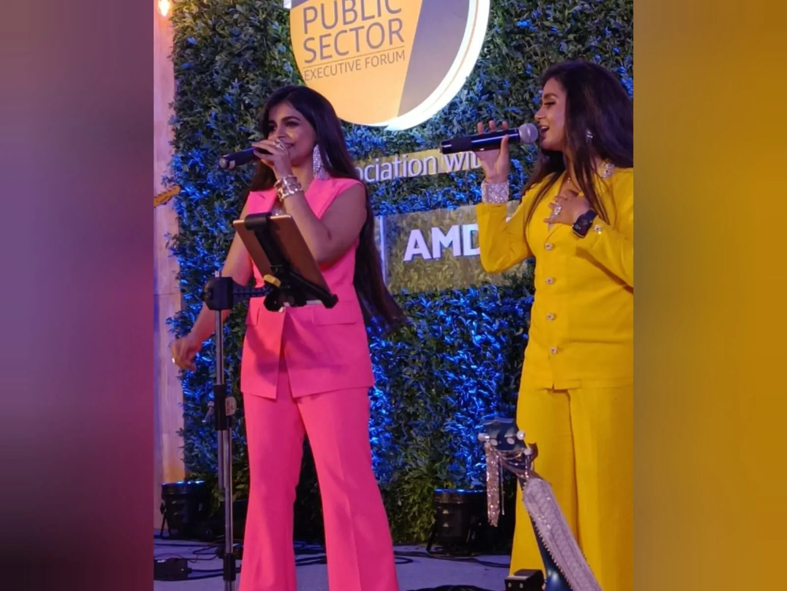 Nandy Sisters performing at a corporate event in Mumbai