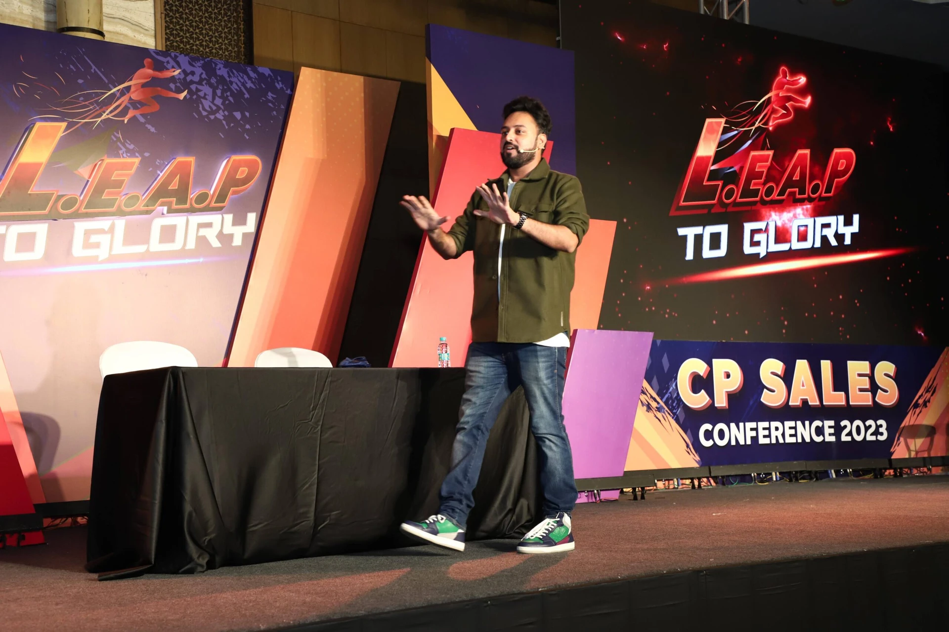 Mentalist Akshay Laxman at an awards night for Pidilite in Delhi