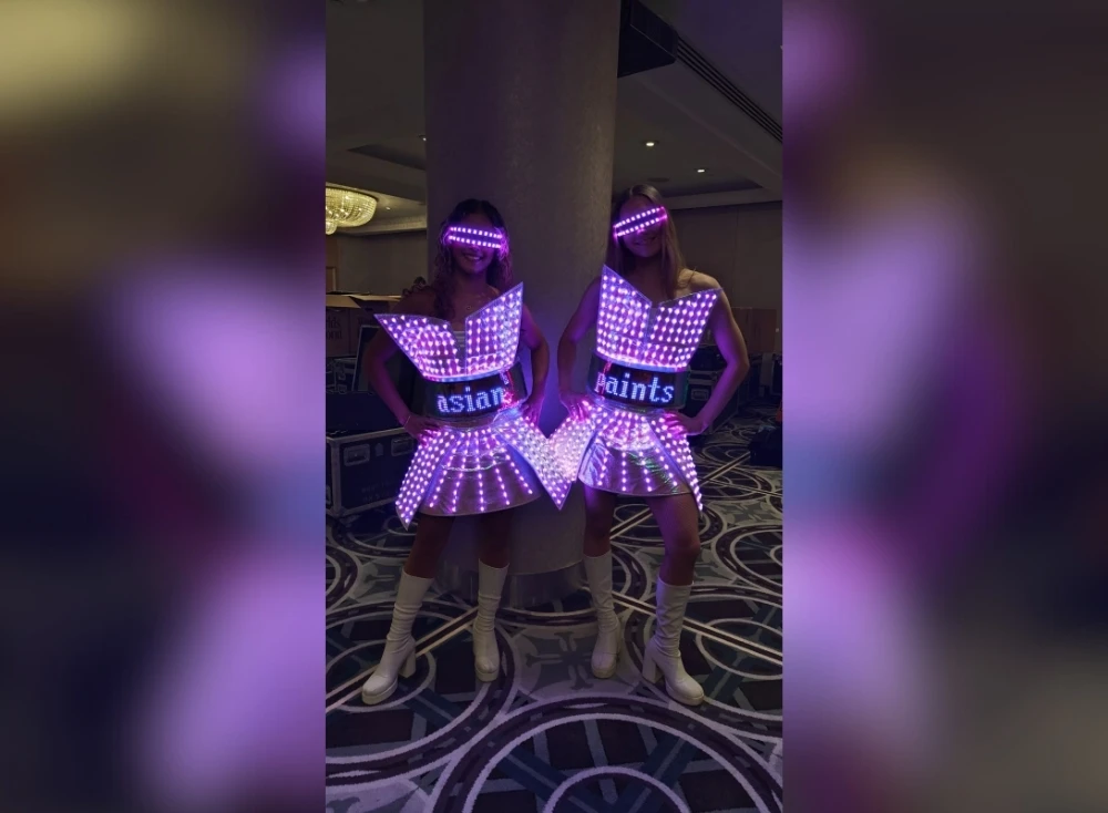 Roving LED Girls at an event for Asian Paints in Sydney