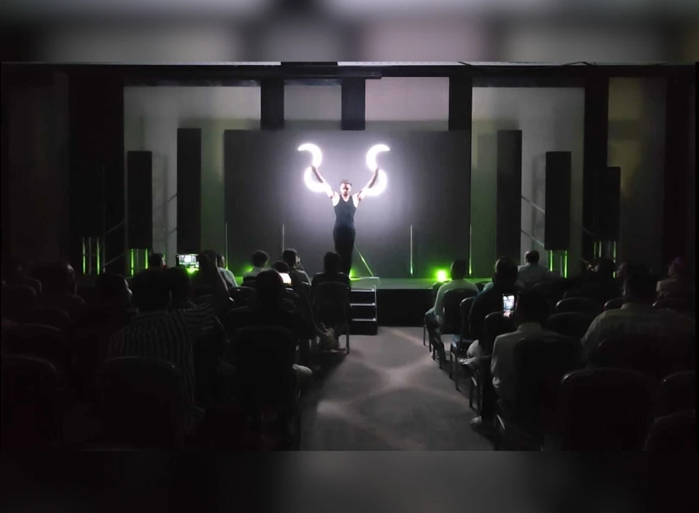 LED act at an event for Asian Paints in Sydney