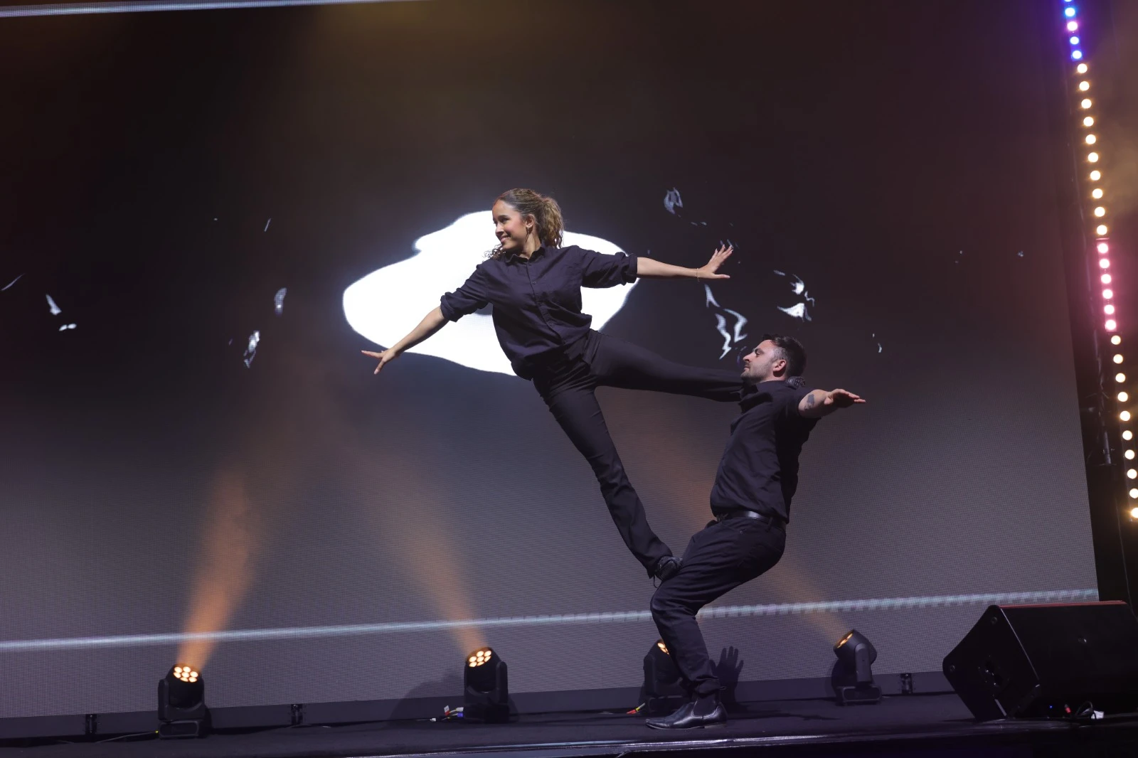Secret Waiter Acrobat performing at a corporate event in Sydney Secret Waiter Acrobat performing at a corporate event in Sydney